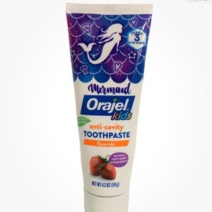 🌊3/$15~Orajel Kids Fluoride Toothpaste - Strawberry